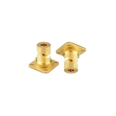 kopen Custom OEM CNC Messing Parts Messing Flange Bushing Powder Coating online manufacture
